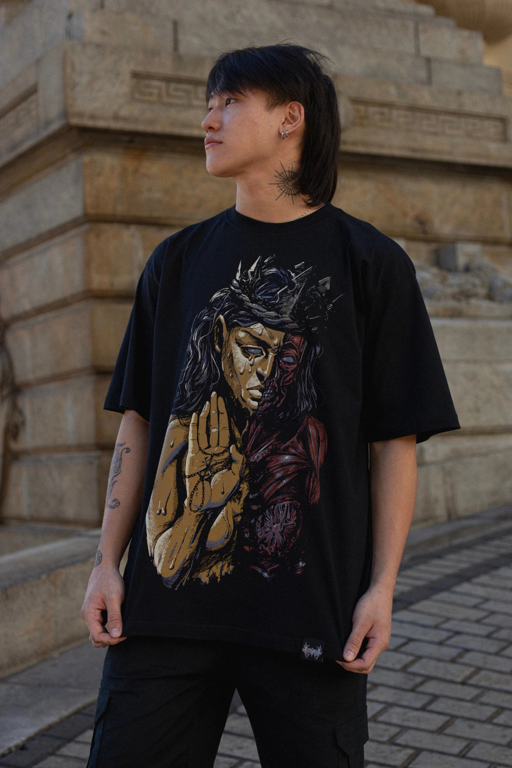 Mystic Duality Oversized Tee