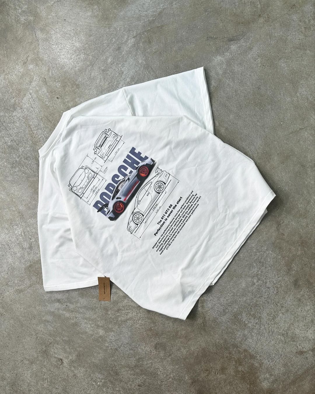 Porsche 911 GT3 Oversized Tshirt Thread Shade